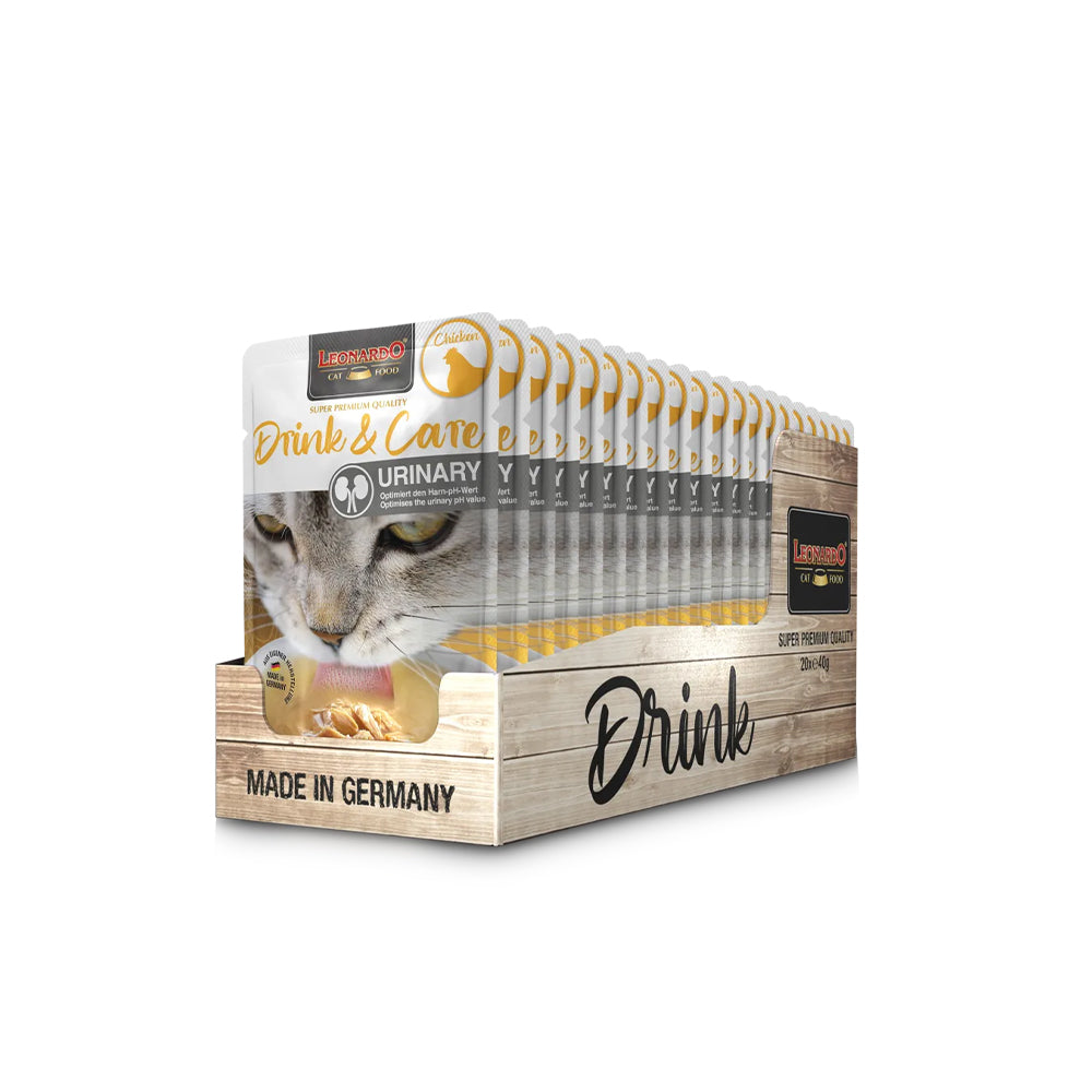 LEONARDO Drink & Care Urinary Chicken Wet Cat Food