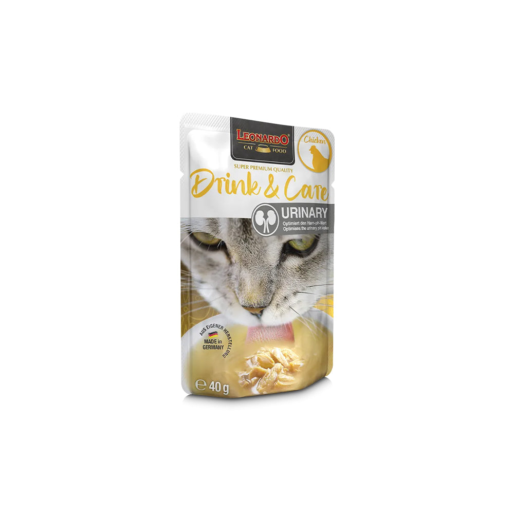 LEONARDO Drink & Care Urinary Chicken Wet Cat Food
