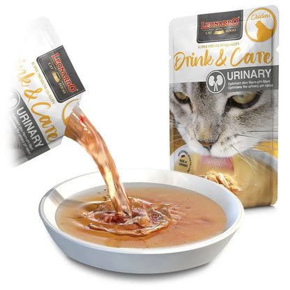 LEONARDO Drink & Care Urinary Chicken Wet Cat Food
