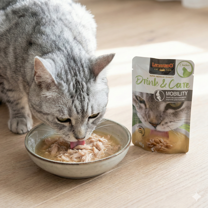 LEONARDO Drink & Care Mobility Chicken Wet Cat Food