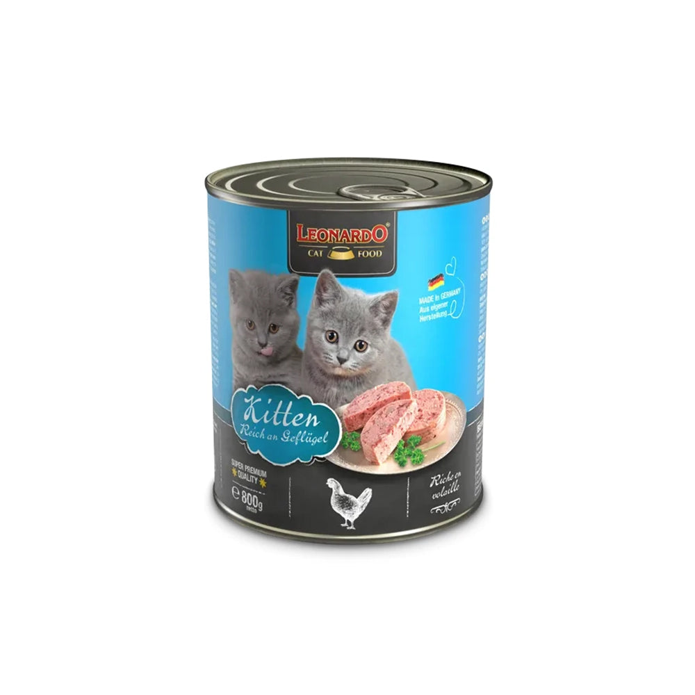 LEONARDO Quality Selection Kitten Rich in Poultry Wet Cat Food