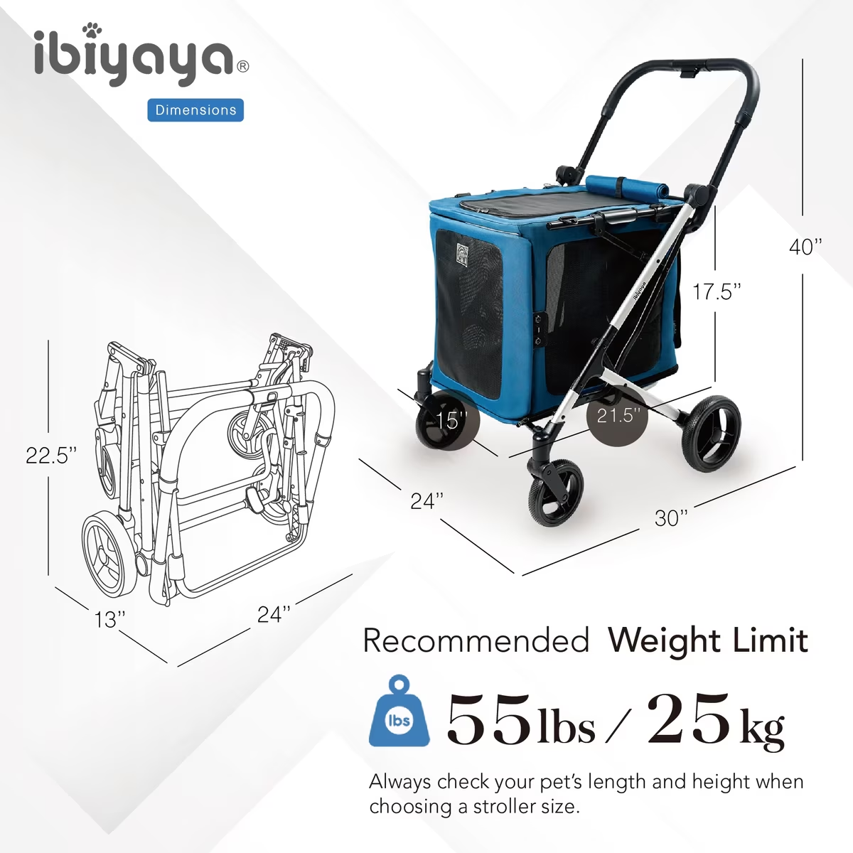 IBIYAYA Bigbuddy Stroller And Crate Combo