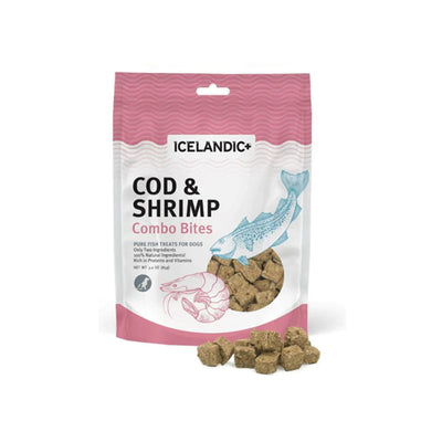 ICELANDIC+ Cod & Shrimp Combo Bite Fish Dog Treat 85g