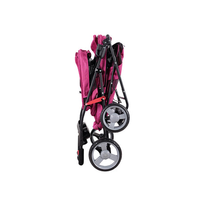 IBIYAYA Pet Bus Double Decker Foldable Stroller