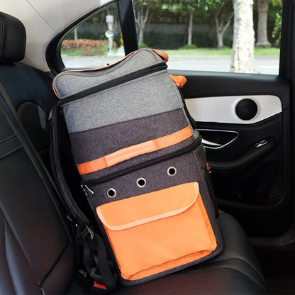 IBIYAYA Two Tier Backpack Pet Carrier