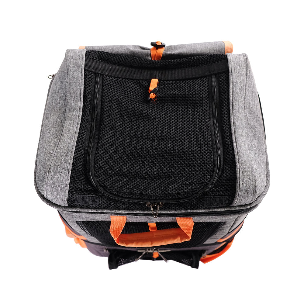 IBIYAYA Two Tier Backpack Pet Carrier