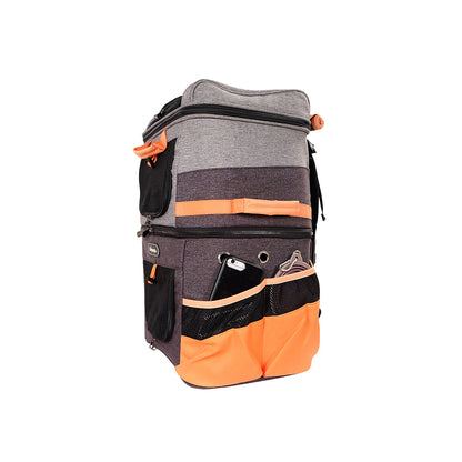IBIYAYA Two Tier Backpack Pet Carrier