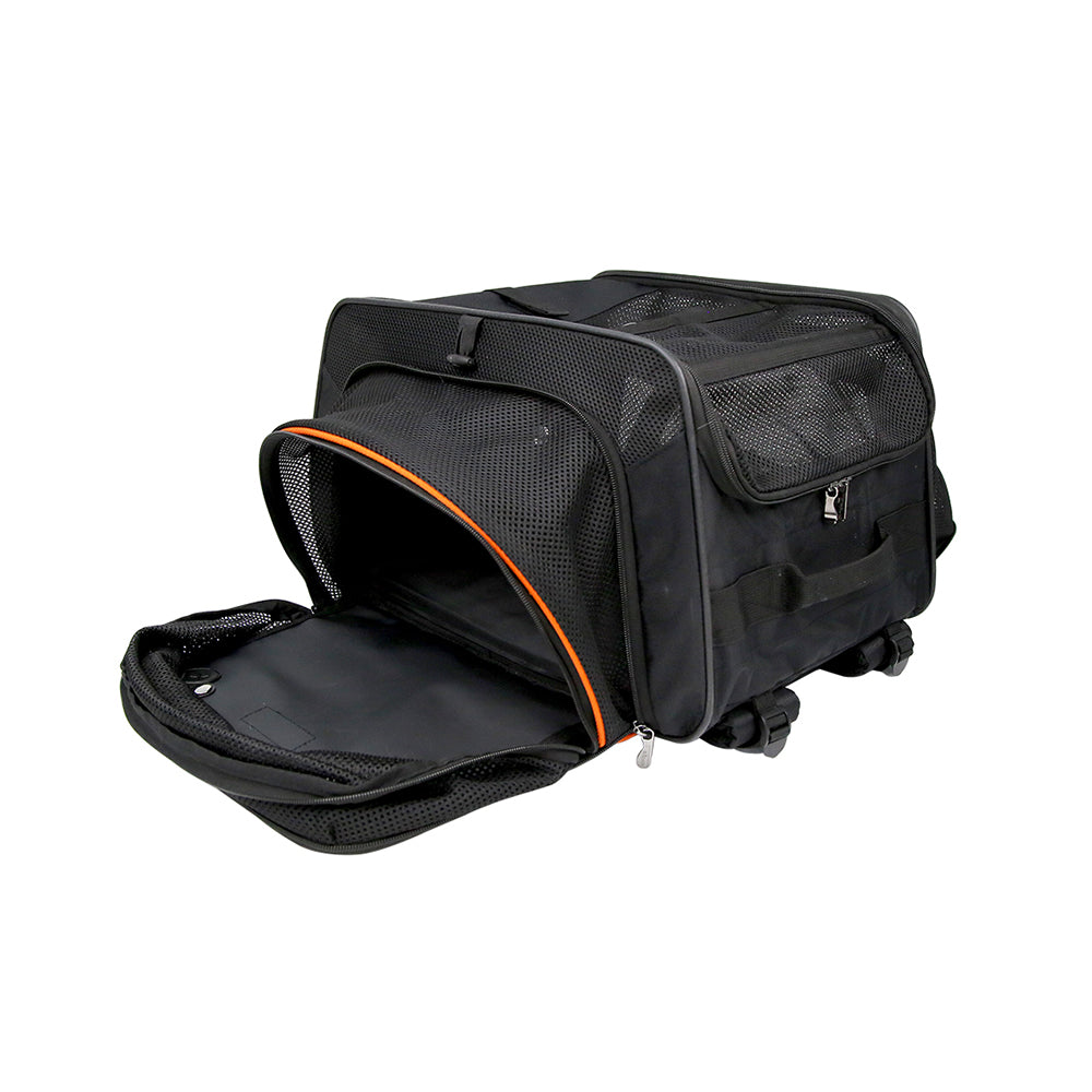 IBIYAYA JetPaw Expandable Backpack Pet Carrier - Obsidian