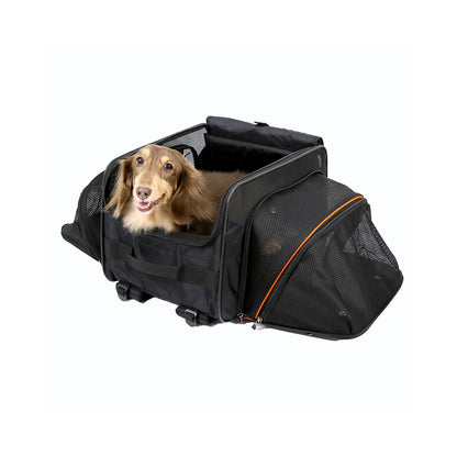 IBIYAYA JetPaw Expandable Backpack Pet Carrier - Obsidian