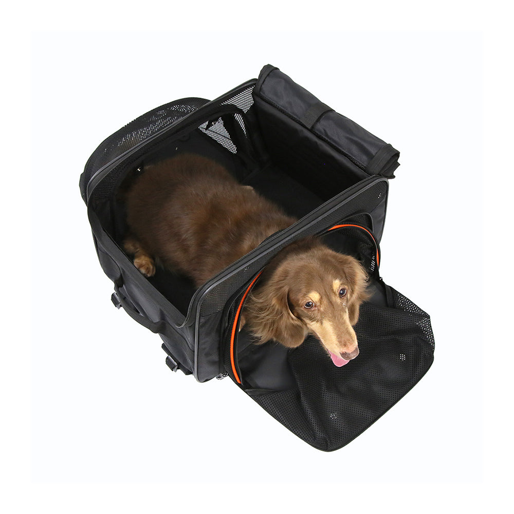 IBIYAYA JetPaw Expandable Backpack Pet Carrier - Obsidian