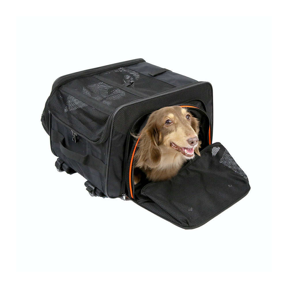 IBIYAYA JetPaw Expandable Backpack Pet Carrier - Obsidian