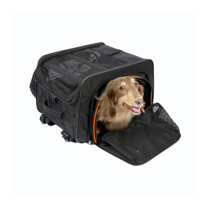 IBIYAYA JetPaw Expandable Backpack Pet Carrier - Obsidian