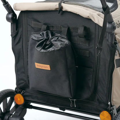 IBIYAYA Minika 3-in-1 Pet Stroller System Foldable Dog Bicycle Trailer & Indoor-Outdoor Kennel – Arizona Tan