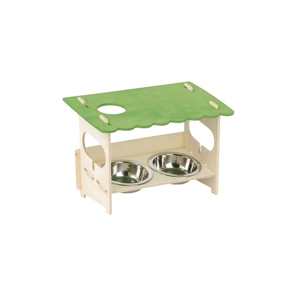 VEGGIE PATCH Small Animal Snack Bar with Bowls
