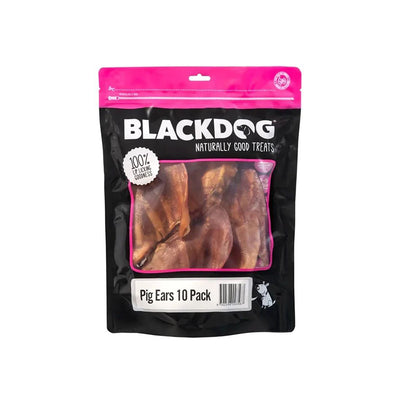 BLACKDOG Pigs Ears Dog Treats 10pcs/pk