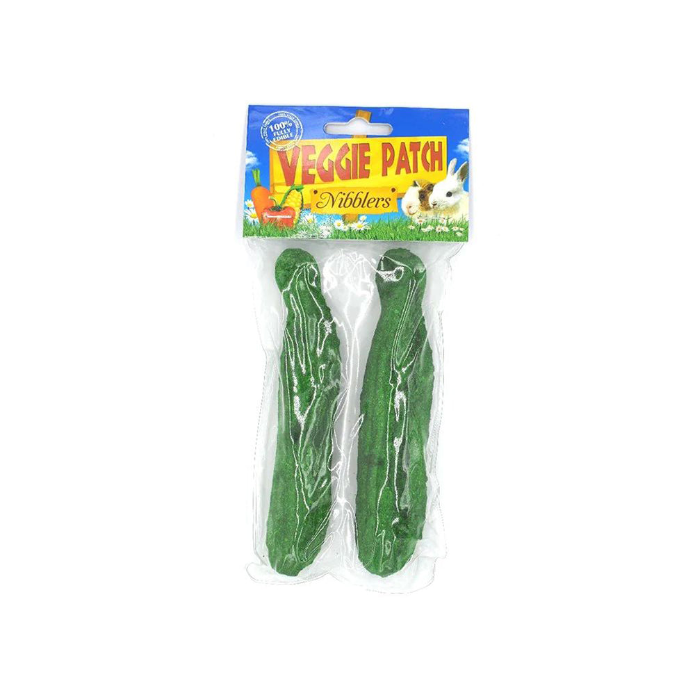 VEGGIE PATCH Cucumbers Nibblers Small Animal Treats 2pcs