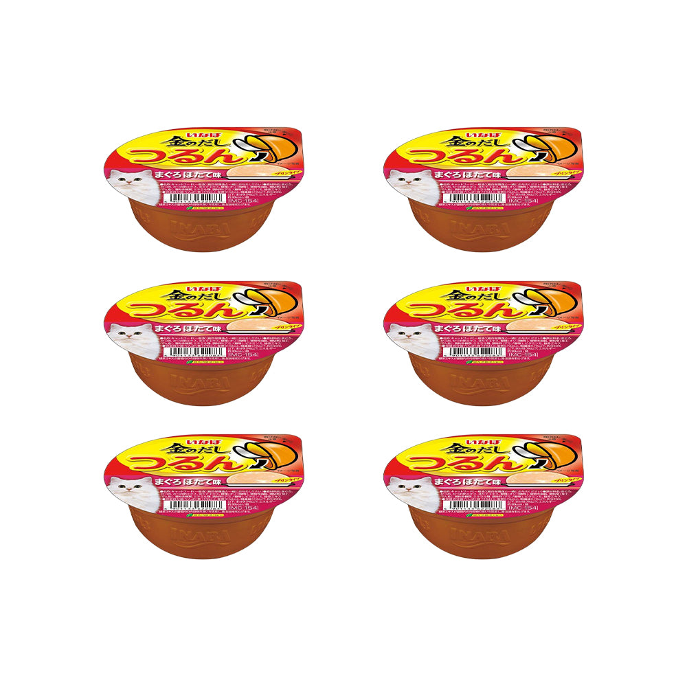 CIAO Tuna In Scallop Flavor Pudding Wet Cat Treats 65g (cupped)