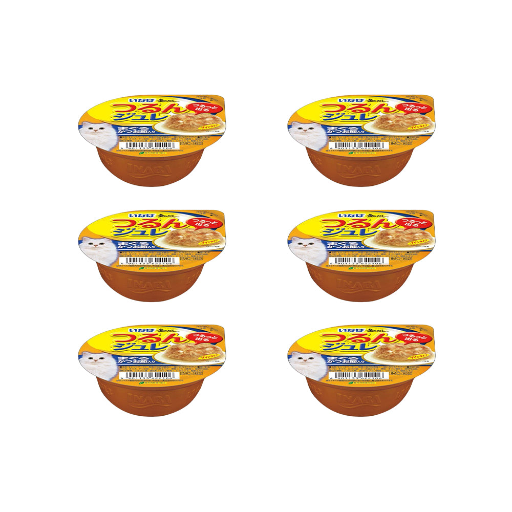 CIAO Tuna Flake Jelly In Sliced Bonito Broth Cat Treats 65g (cupped)