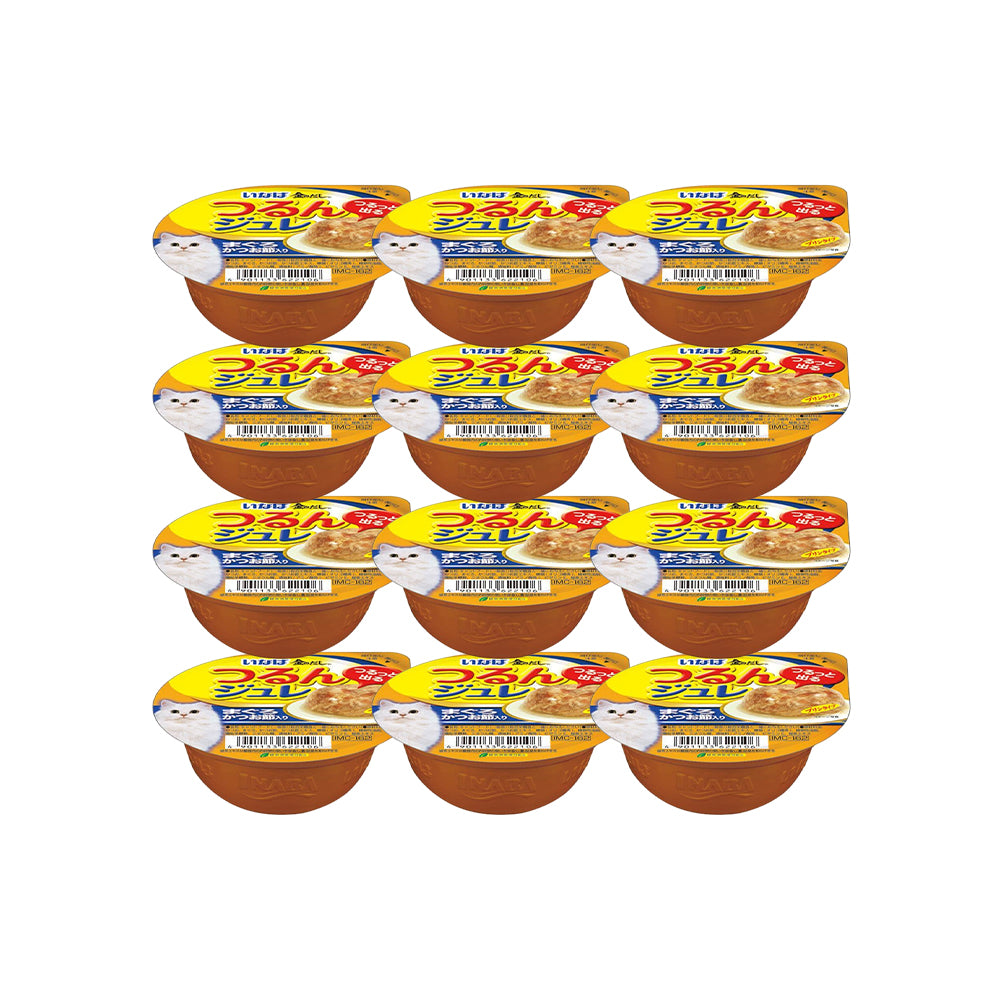 CIAO Tuna Flake Jelly In Sliced Bonito Broth Cat Treats 65g (cupped)