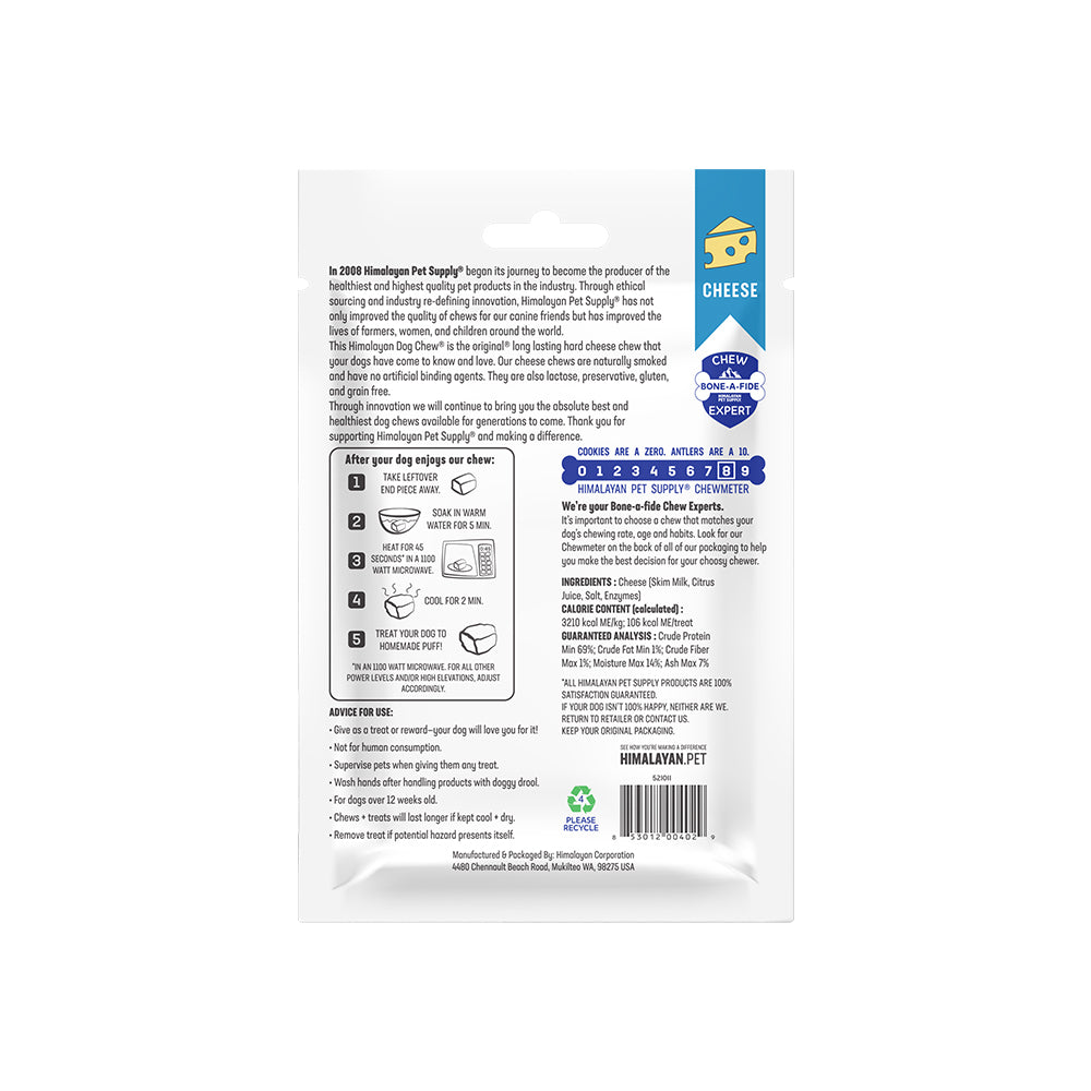 HIMALAYAN Cheese Dog Chew Treats 1pk