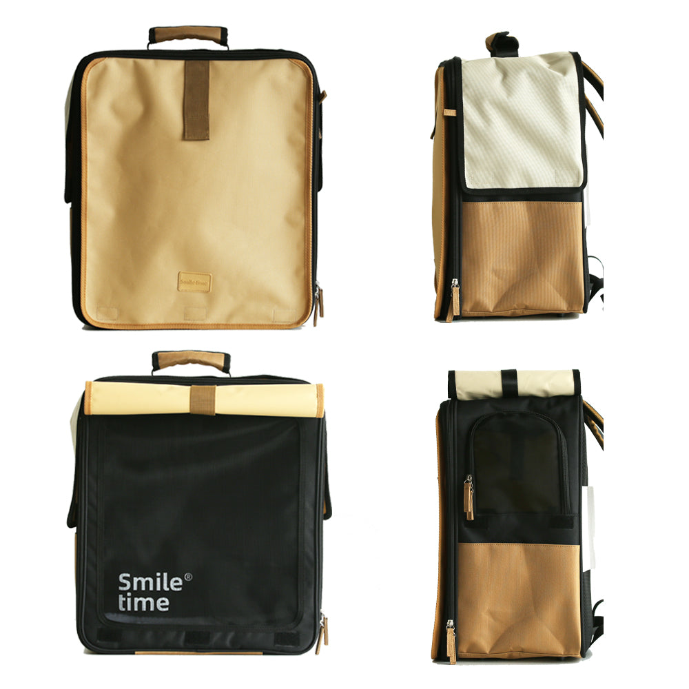 SMILE TIME Privacy Pro Tri-Shade Pet Travel Carrier 38x24x44cm