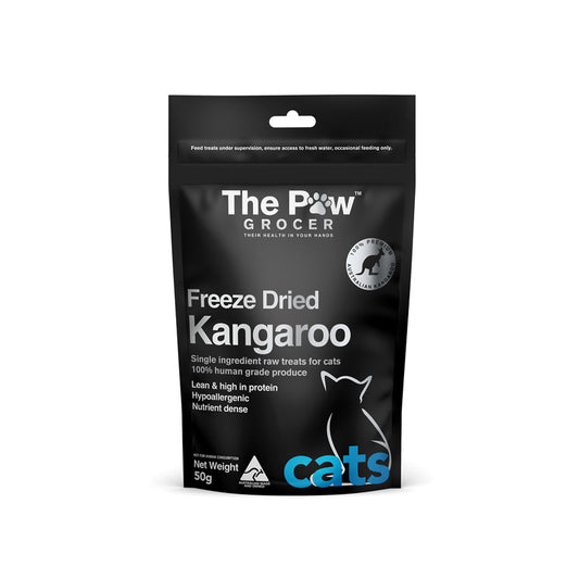 THE PAW GROCER Kangaroo Freeze Dried Cat Treats 50g