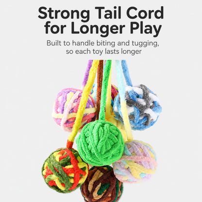 Plush Yarn Bell Ball Cat Toys