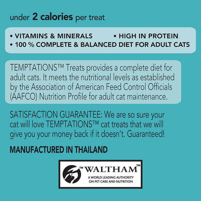 TEMPTATIONS Snacks Tempting Tuna Cat Treats 85g