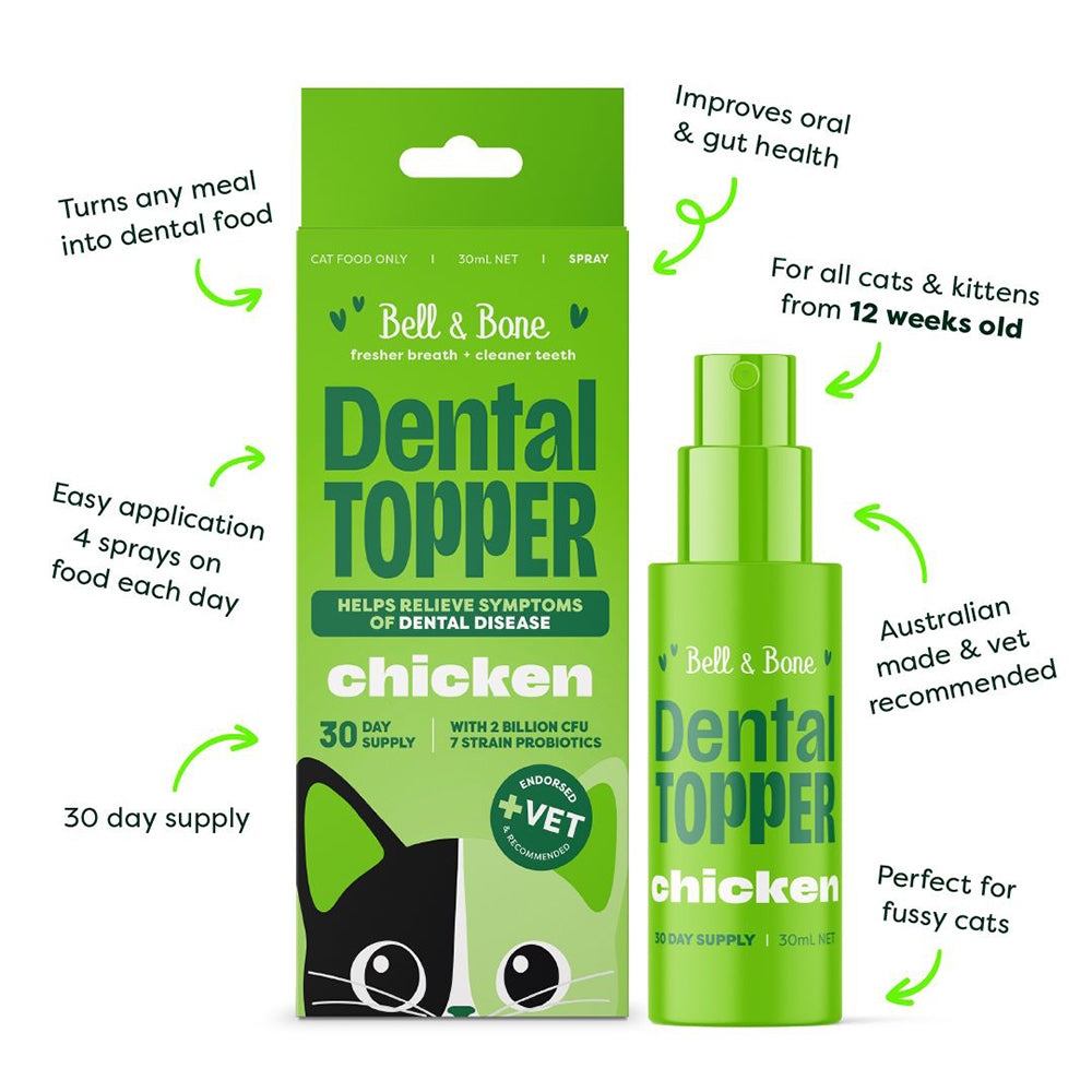 BELL & BONE Chicken Cat Dental Topper 30ml