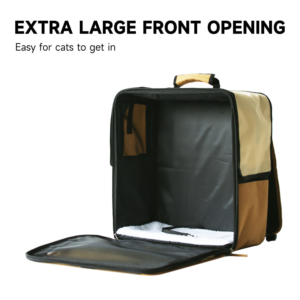 SMILE TIME Privacy Pro Tri-Shade Pet Travel Carrier 38x24x44cm