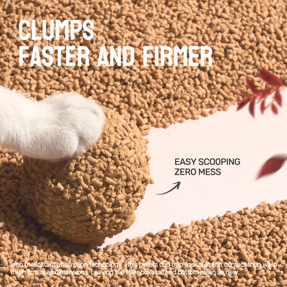CATURE Natural Miracle Cassava Cat Litter - Earl Grey Scent 2.5Kg
