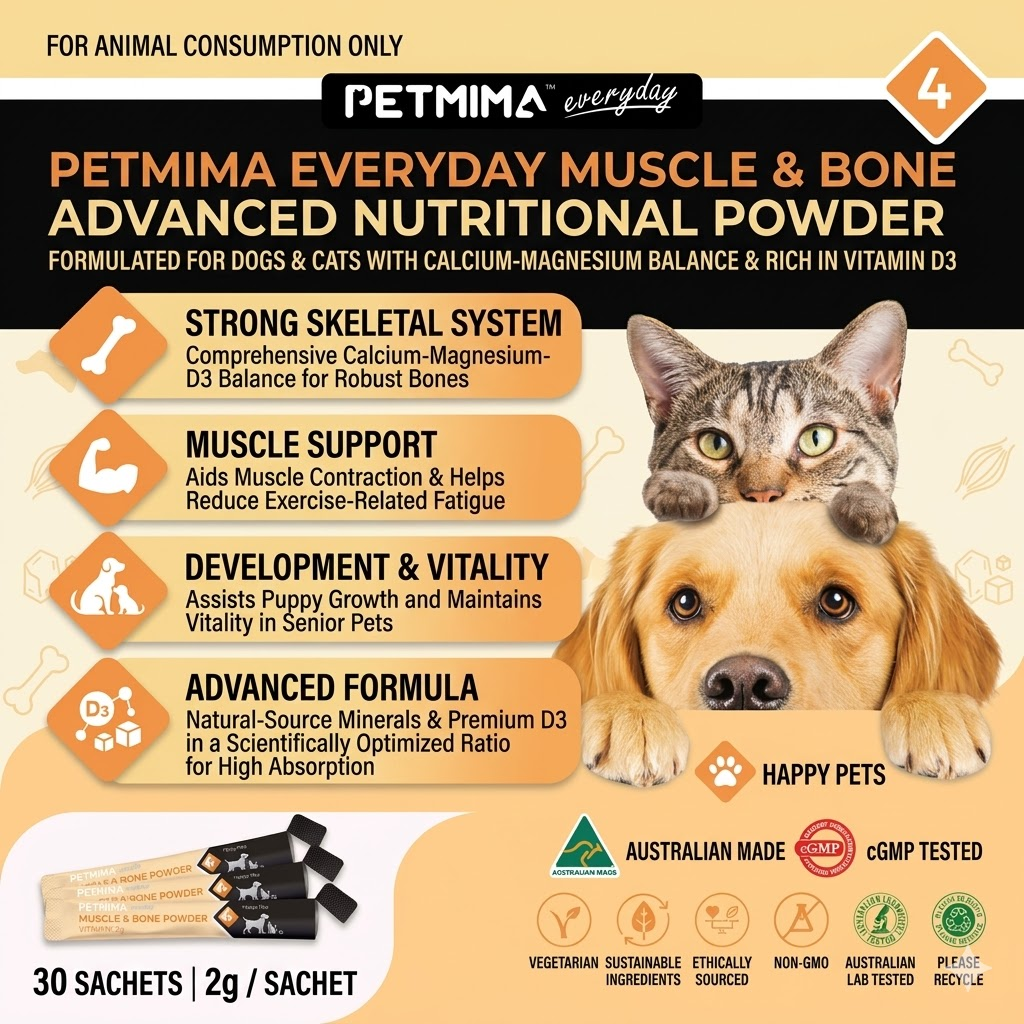 PETMIMA Muscle 2 Bone Advanced + Vitamin D 30x2g