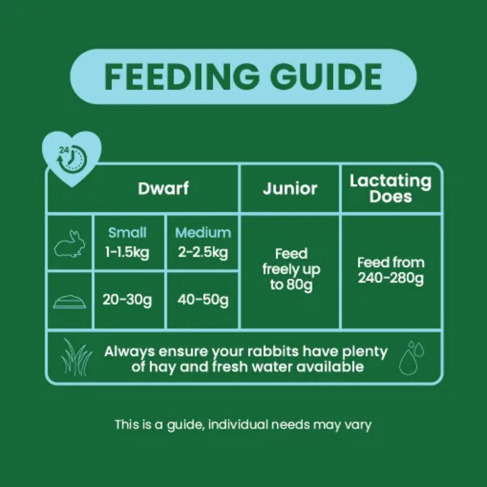 BURGESS Excel Junior and Dwarf Rabbit Nuggets with Mint 1.5kg