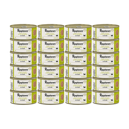 APPLAWS Tuna with Seaweed Broth & Stew Cat Food for Adult Cat