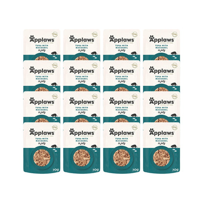 APPLAWS Tuna with Mackerel Jelly Wet Cat Food for Adult Cat