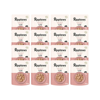 APPLAWS Tuna with Salmon Jelly Wet Cat Food for Adult Cat
