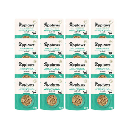 APPLAWS Tuna with Anchovy Wet Cat Food Pouch