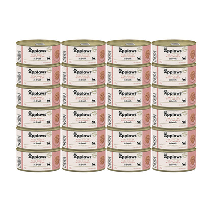 APPLAWS Tuna Fillet With Salmon Adult Canned Wet Cat Food