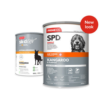 PRIME100 SPD Air Dried Kangaroo & Pumpkin Dog Food