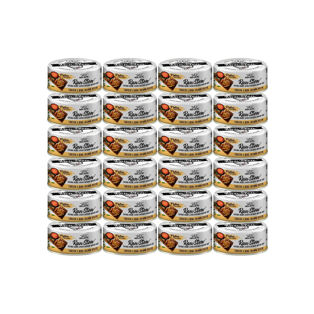 ABSOLUTE HOLISTIC Raw Stew Chicken & Salmon Wet Canned Cat & Dog Food