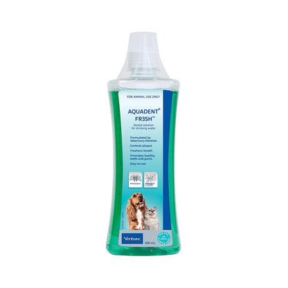 VIRBAC Aquadent Fresh Dental Health Water Additive For Dogs & Cats