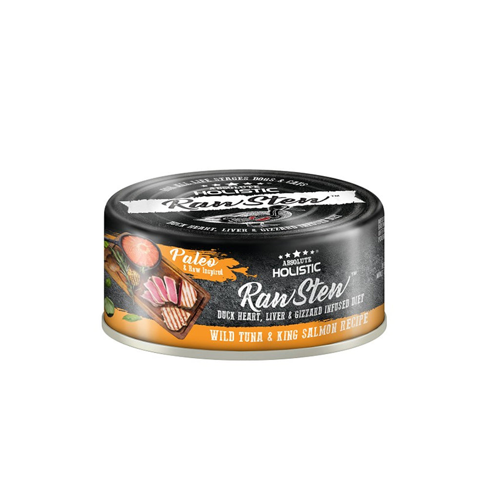 ABSOLUTE HOLISTIC Tuna & Salmon Raw Stew Cat Food 80g