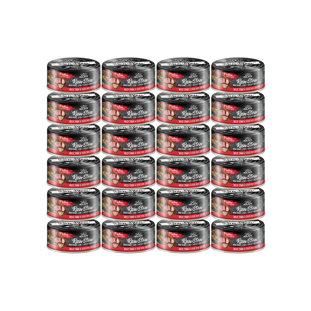 ABSOLUTE HOLISTIC Raw Stew Tuna & Fish Roe Wet Canned Cat & Dog Food