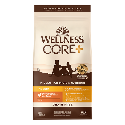 WELLNESS Core Grain Free Chicken Indoor Dry Cat Food 2.27kg