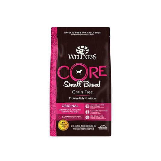 WELLNESS Core Grain Free Original Chicken & Turkey Small Breed Dry Dog Food 1.8kg
