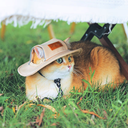SMILE TIME Flexi-Fit Secure Oxford Pet Hat 18x20cm