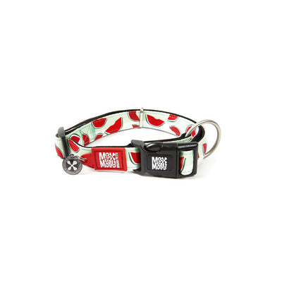 MAX & MOLLY Watermelon Smart ID Dog Collar for Small Dogs