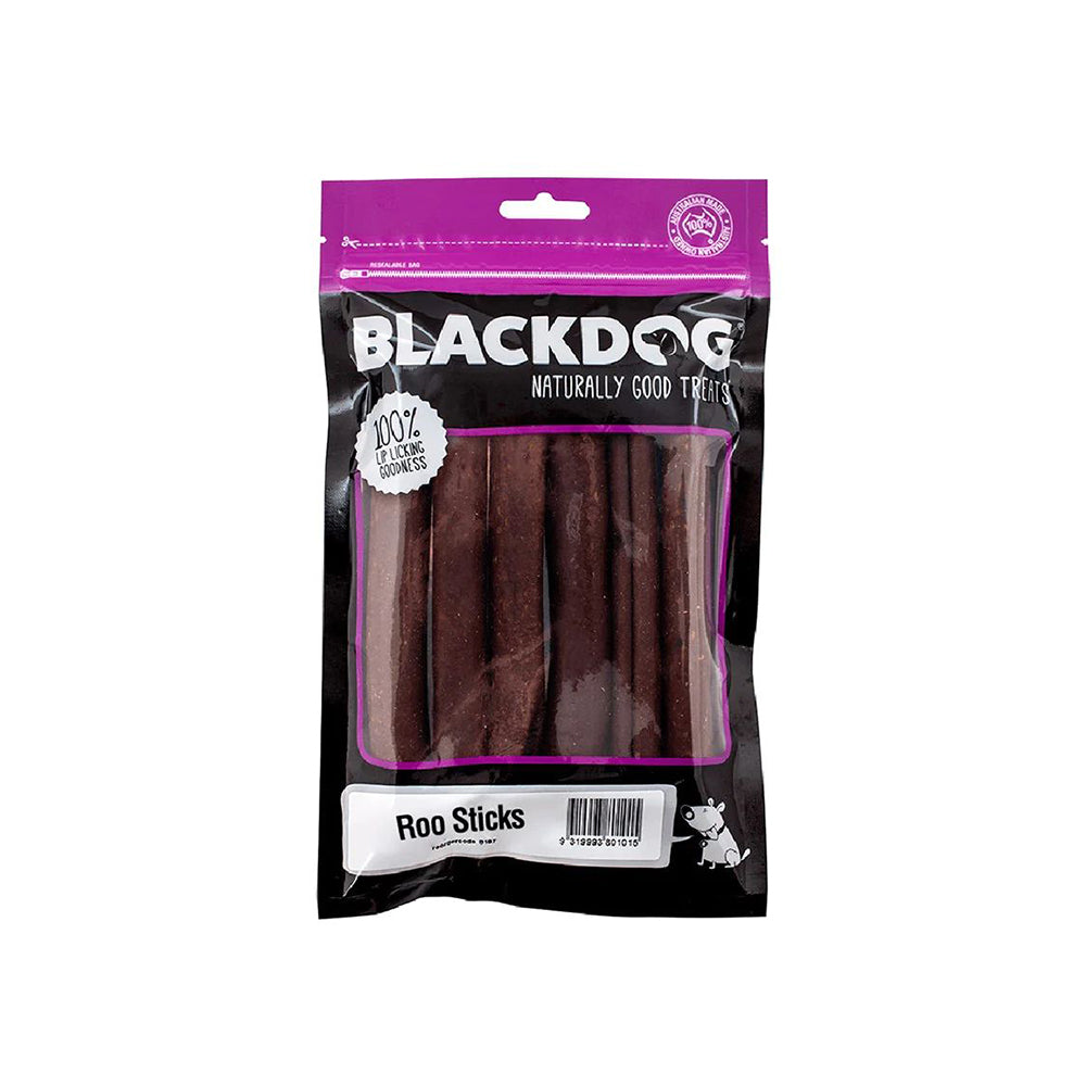 BLACKDOG Roo Sticks Dry Dog Treats 6pc