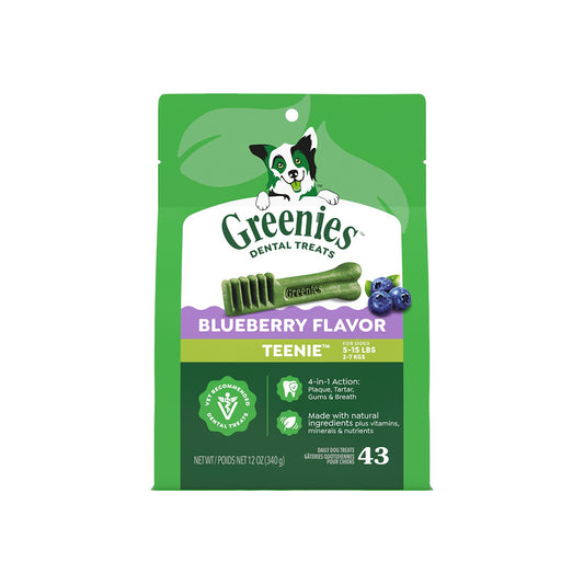 GREENIES Blueberry Teenie Dog Dental Treats 340g