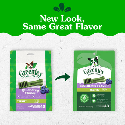 GREENIES Blueberry Teenie Dog Dental Treats 340g